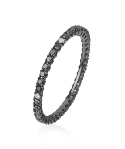 Forever-Unique-Jewels-Black-and-White-Diamonds-Eternelle-ultralight-ring-Anello-Veretta-Diamanti-Neri-e-Bianchi-Daily-Chic-Collection-Eco.j