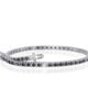 Forever-Unique-Jewels-Diamonds-Diamanti-Naturali-Natural-Diamonds-Tennis-White-Gold-Braccialetto-Daily-Chic-Diamanti-Neri-Diamanti-Neri-e-Bianchi