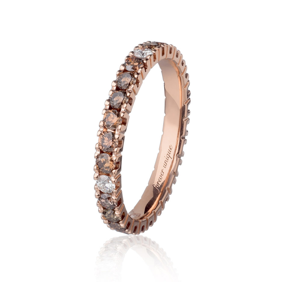 Forever-Unique-Jewels-Diamonds-Natural-Diamonds-Brown-White-Diamonds-Eternelle-ring-Anello-Veretta-Daily-Chic-CollectionCometa-Ring