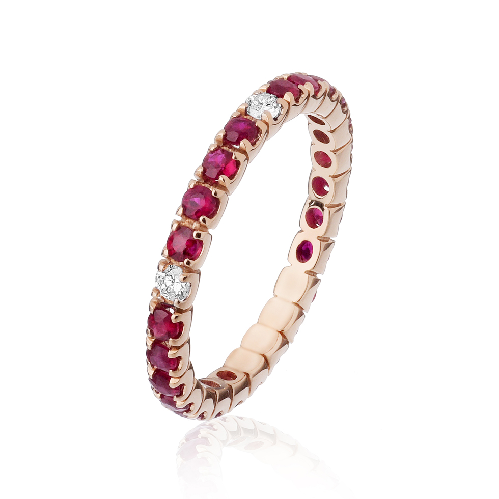 Forever Unique Jewels, Ruby, Diamonds, Eternelle ultralight ring, Anello, Veretta, Rubini, Diamanti, Daily Chic Collection, Dione Forever-Unique-Jewels-Ruby-Diamonds-Eternelle-ultralight-ring-Anello-Veretta-Rubini-Diamanti-Daily-Chic-Collection-Dione