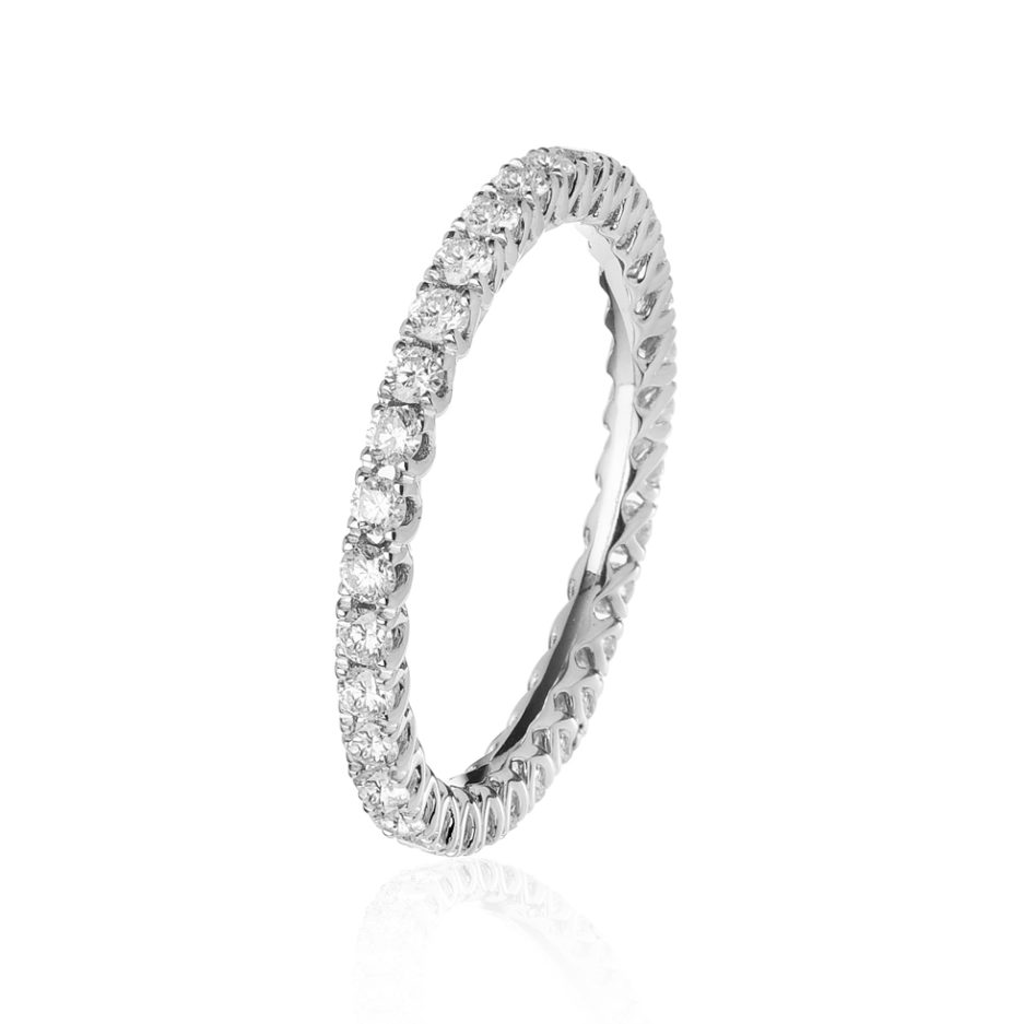 Forever-Unique-Jewels-White-Diamonds-Eternelle-ultralight-ring-Anello-Veretta-Diamanti-Daily-Chic-Collection-Eco