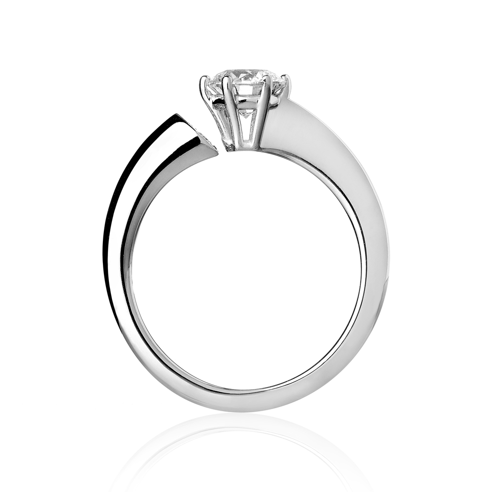 Forever Unique Jewels, Natural diamonds, Diamanti, Gioielli, Collezione EVA, Solitario, Anello, Diamante, Sole e Luna__