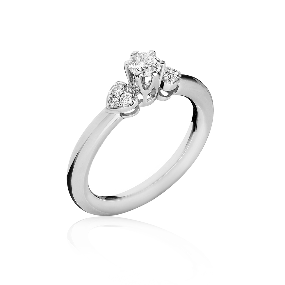 Forever Unique Jewels, Natural diamonds, Diamanti, Gioielli, Collezione EVA, Solitario, Anello, Diamante, Amabile_