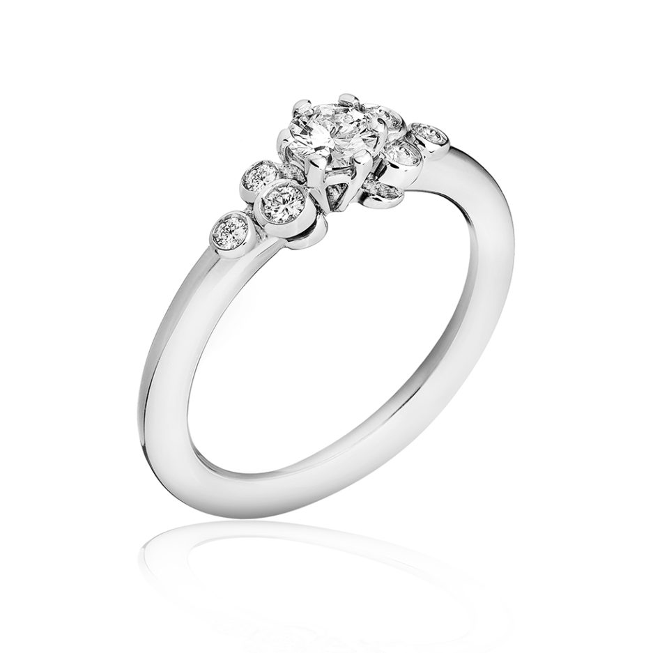 Forever Unique Jewels, Natural diamonds, Diamanti, Gioielli, Collezione EVA, Solitario, Anello, Diamante, Frizzante