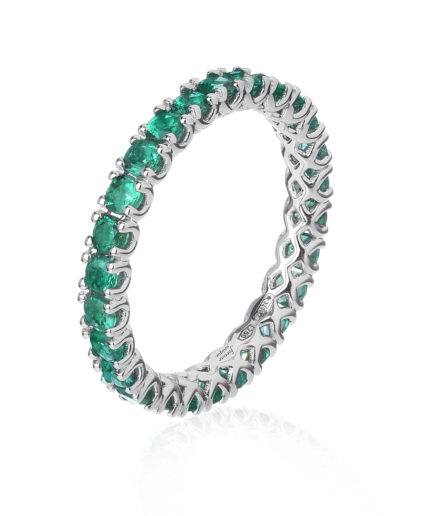 Forever-Unique-Jewels-Smeraldi-Emerald-stones-Eternelle-ring-Anello-Veretta-Daily-Chic-Collection-Iris-Ring