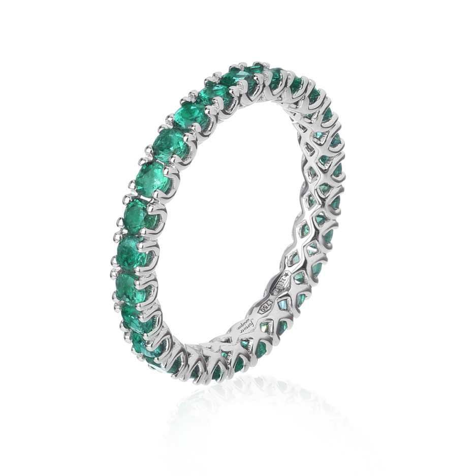 Forever-Unique-Jewels-Smeraldi-Emerald-stones-Eternelle-ring-Anello-Veretta-Daily-Chic-Collection-Iris-Ring