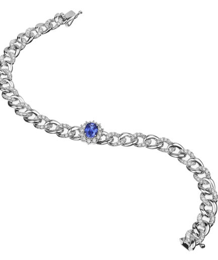 Forever-Unique-Jewels-Natural-diamonds-Diamanti-Gioielli-Collezione-DailyChic-Bracciale-Cestino-Groumette-Zaffiro