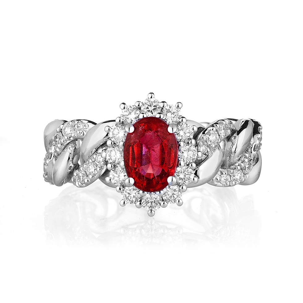 Forever Unique Jewels, Natural diamonds, Diamanti, Gioielli, Collezione DailyChic, Solitario, Anello, Cestino, Groumette, Rubino _ Forever-Unique-Jewels-Natural-diamonds-Diamanti-Gioielli-Collezione-DailyChic-Solitario-Anello-Cestino-Groumette-Rubino-