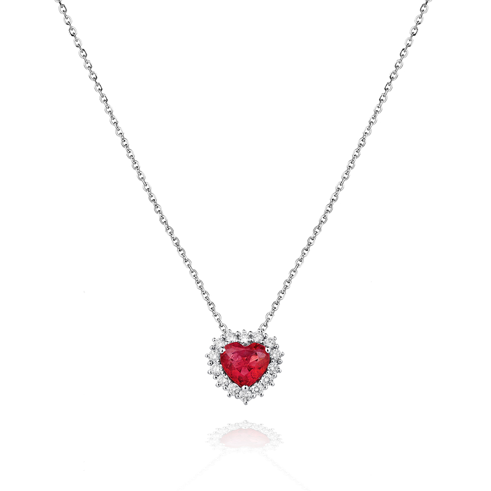 Forever Unique Jewels, Natural diamonds, Diamanti, Gioielli, Collezione DailyChic, Ciondolo, Cestino, Cuore, Rubino Forever Unique Jewels, Natural diamonds, Diamanti, Gioielli, Collezione DailyChic, Ciondolo, Cestino, Cuore, Rubino