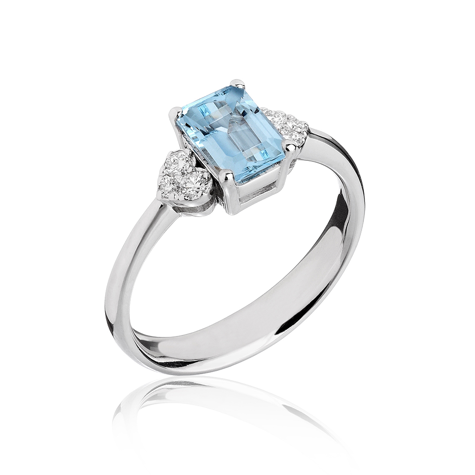 Forever Unique Jewels, Natural diamonds, Diamanti, Gioielli, Collezione DailyChic, Anello, Solitario, Cuori, Acquamarina____ Forever Unique Jewels, Natural diamonds, Diamanti, Gioielli, Collezione DailyChic, Anello, Solitario, Cuori, Acquamarina