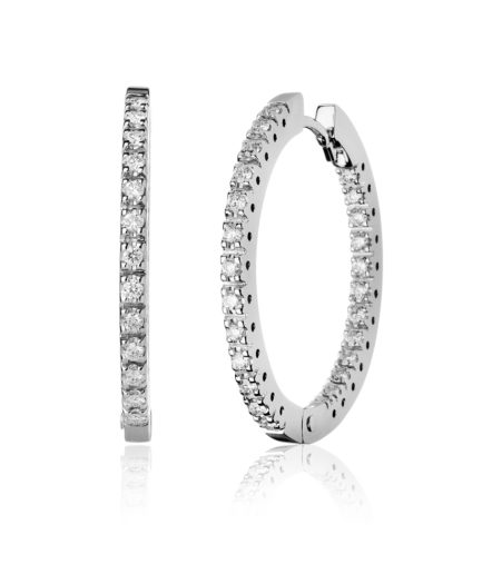 orecchini-diamanti-Forever-Unique-Jewels-Natural-diamonds-Diamanti-Gioielli-Collezione-DailyChic-Orecchini-Cerchio-2.5-cm