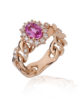 Forever-Unique-Jewels-Natural-diamonds-Diamanti-Gioielli-Collezione-DailyChic-Solitario-Anello-Cestino-Groumette-Zaffiro-Rosa.