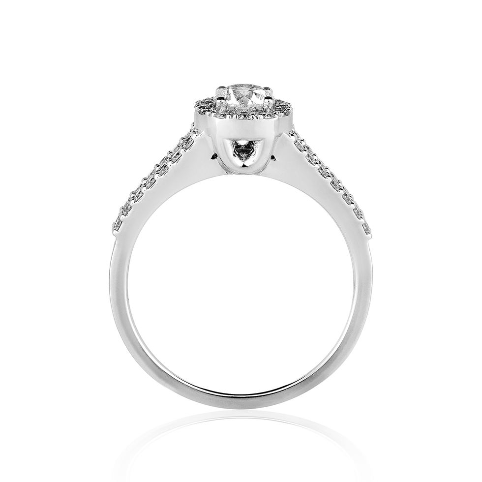 Forever Unique Jewels, Natural diamonds, Diamanti, Gioielli, Collezione EVA, Solitario, Anello, Cestino, Diamante_