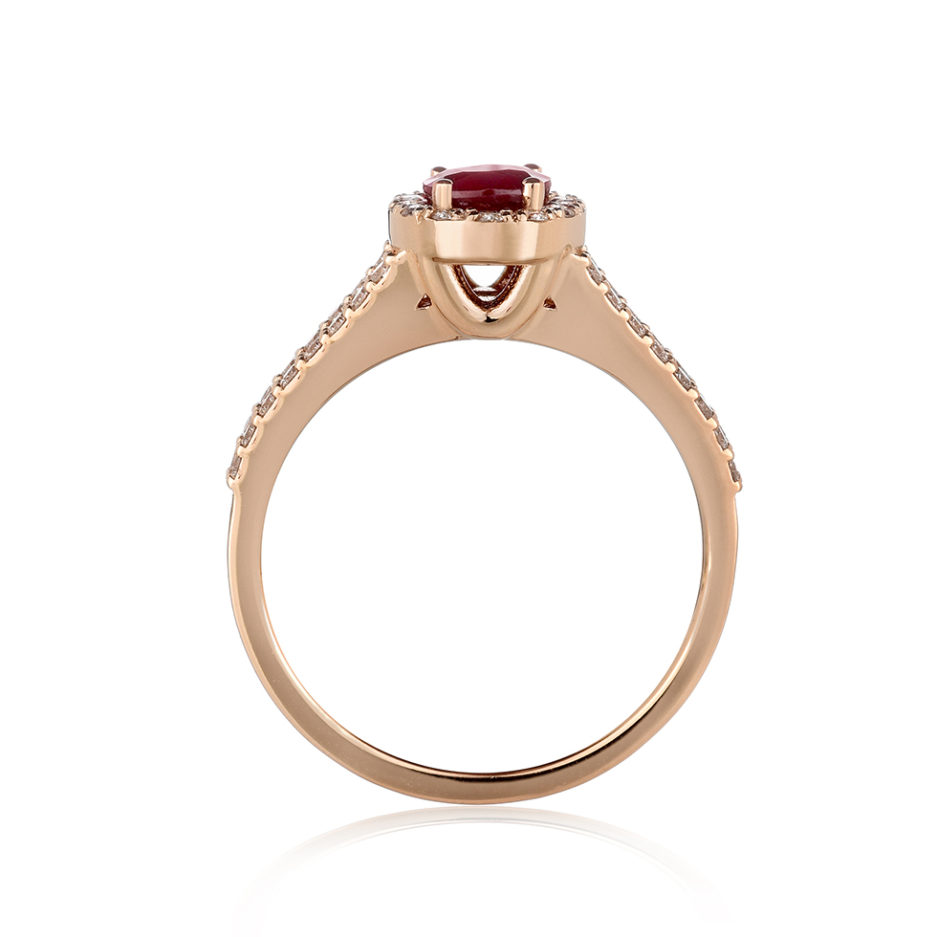 Forever-Unique-Jewels-Natural-diamonds-Diamanti-Gioielli-Collezione-EVA-Solitario-Anello-Oval-cut-Cestino-Rubino-_