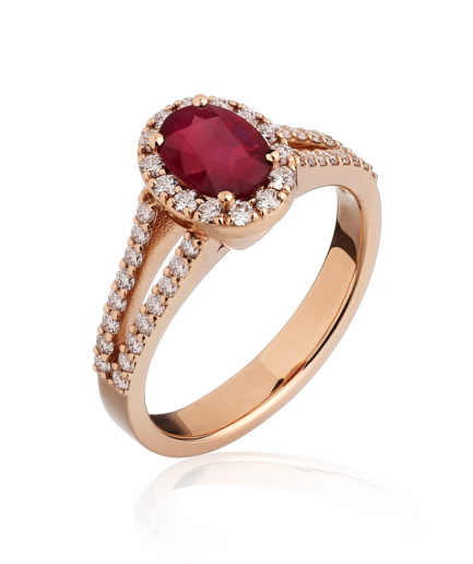 Forever-Unique-Jewels-Natural-diamonds-Diamanti-Gioielli-Collezione-EVA-Solitario-Anello-Oval-cut-Cestino-Rubino-__