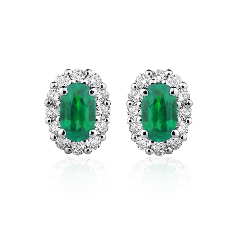 Forever-Unique-Jewels-Natural-diamonds-Diamanti-Gioielli-Collezione-DailyChic-Mini-Romance-Orecchini-Cestino-Smeraldo