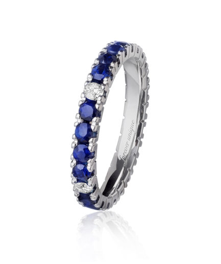 Forever-Unique-Jewels-Diamonds-Diamanti-Naturali-Natural-Diamonds-Zaffiri-Sapphire-stones-Eternelle-ring-Anello-Veretta-Daily-Chic-Collection-Cometa-Ring