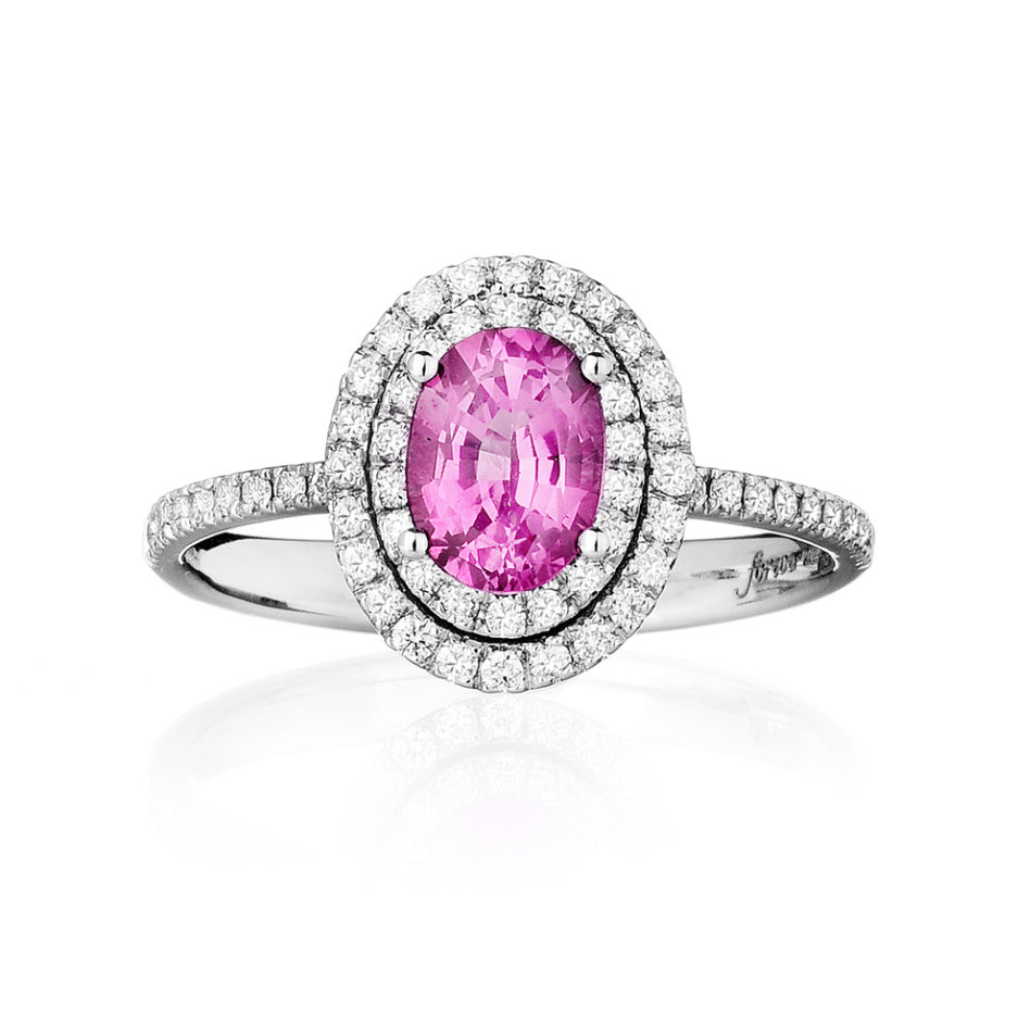 Forever-Unique-Jewels-Natural-diamonds-Diamanti-Gioielli-Collezione-EVA-Solitario-Anello-Cestino-Oval-cut-Zaffiro-Rosa