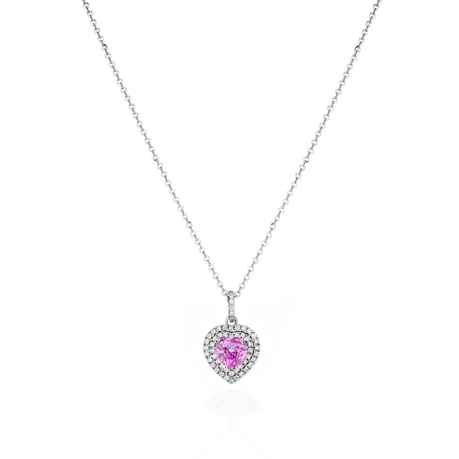 Forever-Unique-Jewels-Natural-diamonds-Diamonds-Gioielli-Collezione-EVACiondolo-Pendente-Cestino-Heart-cut-Zaffiro-Rosa.