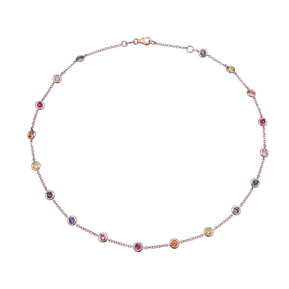 Forever-Unique-Jewels-Natural-diamonds-Diamonds-Gioielli-Collezione-DailyChic-Girocollo-Girocollo-Daily-Rainbow-Girocollo-Rainbow-Zaffiri