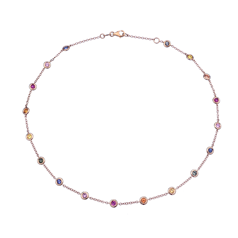 Forever-Unique-Jewels-Natural-diamonds-Diamonds-Gioielli-Collezione-DailyChic-Girocollo-Girocollo-Daily-Rainbow-Girocollo-Rainbow-Zaffiri