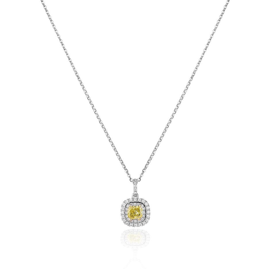 Forever-Unique-Jewels-Diamonds-Diamanti-Naturali-Diamante-Giallo-Diamante-Yellow-Cushion-Cut-Galaxy-Pendant-Pendente-Natural-Diamonds-Collezione-Fancy-Fancy