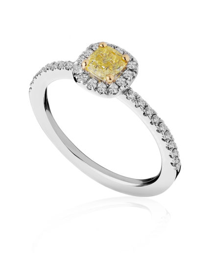 Forever-Unique-Jewels-Diamonds-Diamanti-Naturali-Diamante-Giallo-Diamante-Yellow-Cushion-Cut-Tina-Ring-Solitario-Natural-Diamonds-Collezione-Fancy-Fancy