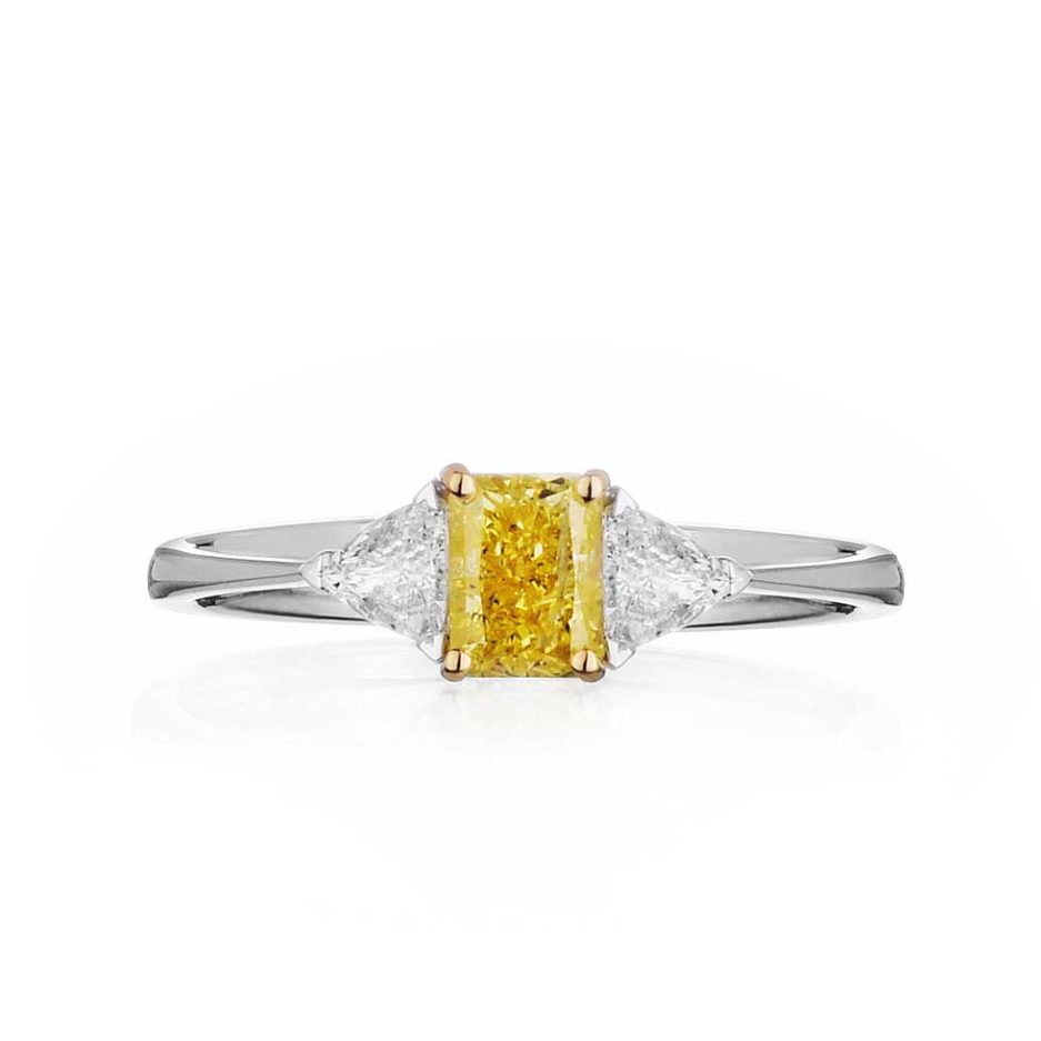 Forever-Unique-Jewels-Diamonds-Diamanti-Naturali-Diamante-Giallo-Diamante-Yellow-Emerald-Cut-Angel-Ring-Solitario-Natural-Diamonds-Collezione-Fancy-Fancy