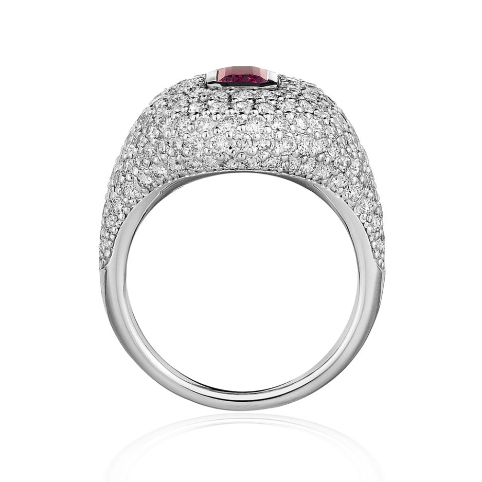 Forever-Unique-Jewels-Natural-diamonds-Diamanti-Gioielli-Collezione-DailyChic-Rubino-Ruby-Anello-Anello-Musone-Musone-Ring