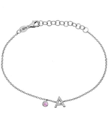 bracciale-nascita-diamanti-zaffiro-rosa-bimba-regalo-diamante-naturale-forever-unique-regalo-nascita-boy-bambina