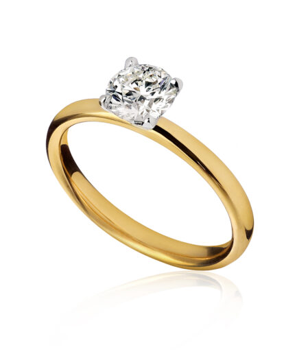 unico-solitario-fidanzamento-diamante-naturale-forever-unique-jewels-4-griffe-anello-oro-giallo-bianco-18-kt